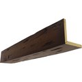 Ekena Millwork 2-Sided Pecky Cypress Endurathane Faux Wood Ceiling Beam, Premium Mahogany, 10"W x 6"H  x 12'L BMPC2C0100X060X144ZM